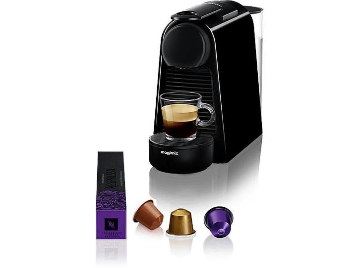 Magimix -  Nespresso Essenza Mini Zwart, Elektronische apparatuur, Koffiezetapparaten, Koffiepads en cups, Nieuw, Afneembaar waterreservoir