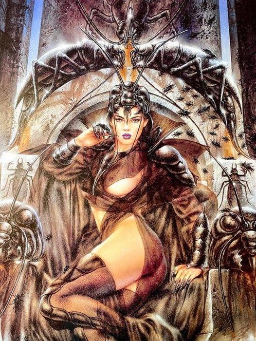 Luis Royo (1954) - Hekate (1995) - Jaren 1990, Antiek en Kunst, Kunst | Tekeningen en Fotografie