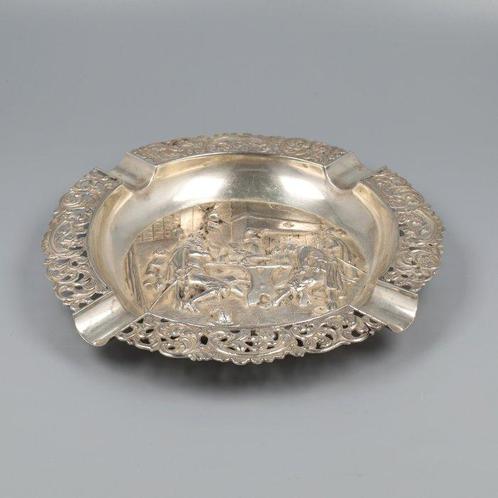 Zaanlandse Zilversmederij (XXL) - Asbak - .835 zilver, Antiek en Kunst, Antiek | Zilver en Goud