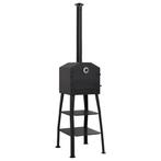 vidaXL Pizzaoven houtskool met 2 vuurkleistenen, Elektronische apparatuur, Verzenden, Nieuw