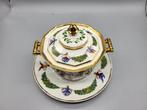 Porcelaine de Paris - Tureen - rare légumier couvert decors
