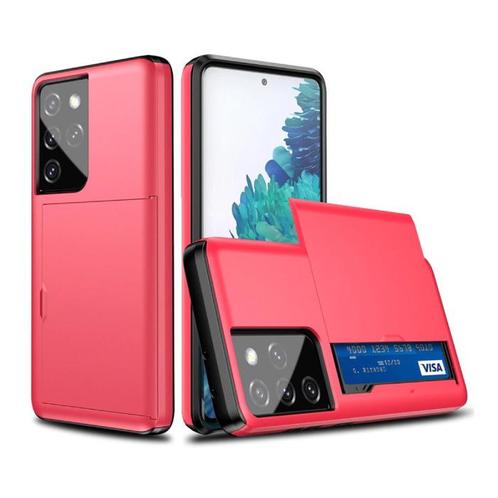Samsung Galaxy S7 Edge - Wallet Card Slot Cover Case Hoesje, Télécoms, Téléphonie mobile | Housses, Coques & Façades | Samsung