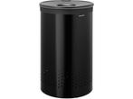 Brabantia Wasmand - met Deksel - 60 l - Matt Black / Dark, Huis en Inrichting, Verzenden, Zo goed als nieuw