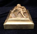 Fraai bronzen beeld van Leda en de Zwaan - Statue, Leda en