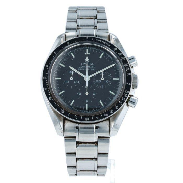 Omega - Speedmaster Professional Moonwatch - Zonder, Handtassen en Accessoires, Horloges | Heren