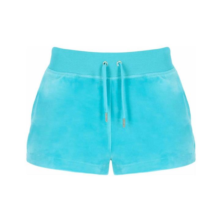 Juicy Couture • fluwelen shorts Eve Classic • L, Kleding | Dames, Truien en Vesten, Blauw, Nieuw, Verzenden