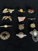 Set van 12 vintage en antieke broches (jaren 1940–1970) –, Antiek en Kunst