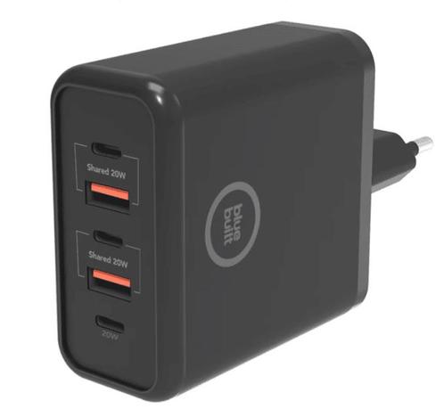 BlueBuilt oplader met 5 USB poorten (60W gecombineerd) zwart, Informatique & Logiciels, Pc & Câble réseau, Envoi