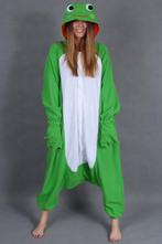 Onesie Kikker Pakje 116-122 Kikkerpak Kostuum Groen Pad Pak, Ophalen of Verzenden