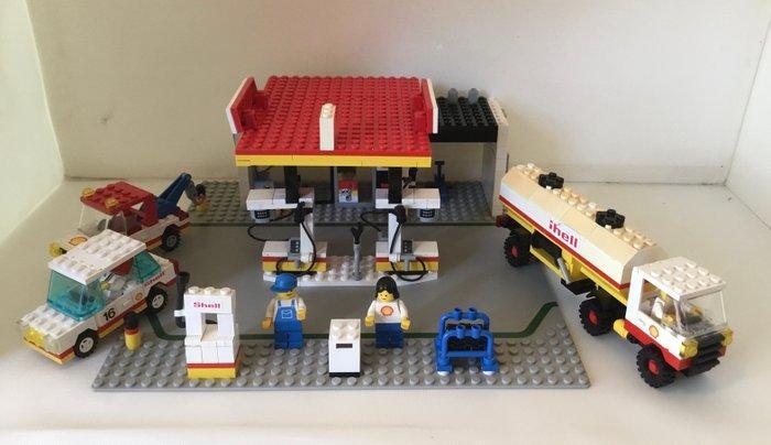 Lego - Speelgoed tankstation Shell tankstation set 6378., Kinderen en Baby's, Speelgoed | Duplo en Lego