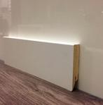 MDF Blok Model Witte Plint 15x70mm / Lengte 2400mm ( Meest, Ophalen of Verzenden, Nieuw