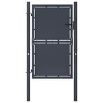 vidaXL Portail de jardin Acier 100x150 cm Anthracite
