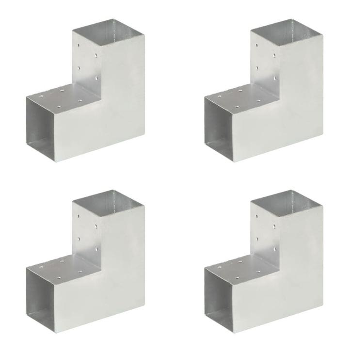 Paalverbindingen 4 stuks | Retour Deal | Voor 91mm palen, Doe-het-zelf en Bouw, IJzerwaren en Bevestigingsmiddelen, 100 tot 250 mm