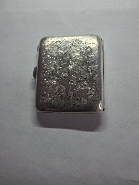 Zonder Minimumprijs - Sigarettendoos - .925 zilver, Verzamelen, Rookartikelen, Aanstekers en Luciferdoosjes