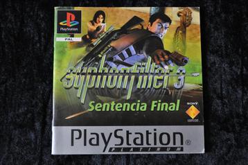 Syphon Filter 3 Sentencia Final Platinum Playstation 1 PS1, Verzenden