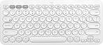 Logitech K380 toetsenbord - Bluetooth - AZERTY Frans - Wit, Computers en Software, Nieuw, Verzenden