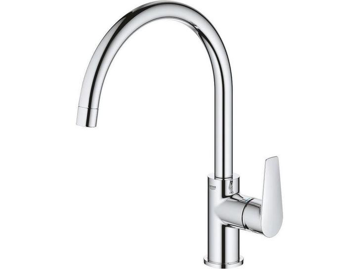 GROHE BauEdge - Keukenkraan - Hoge uitloop 360° draaibereik, Huis en Inrichting, Woonaccessoires | Overige, Zo goed als nieuw