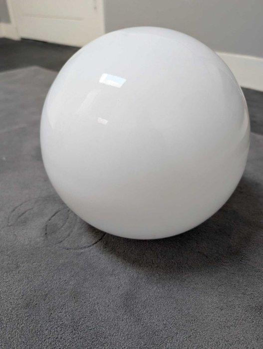 Lamp (2) - Glas - Opaline glazen bol lampen, Antiek en Kunst, Curiosa en Brocante