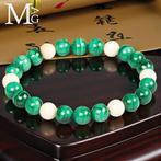 Stone & Bone - Royaume Vert Bracelet à perles en malachite