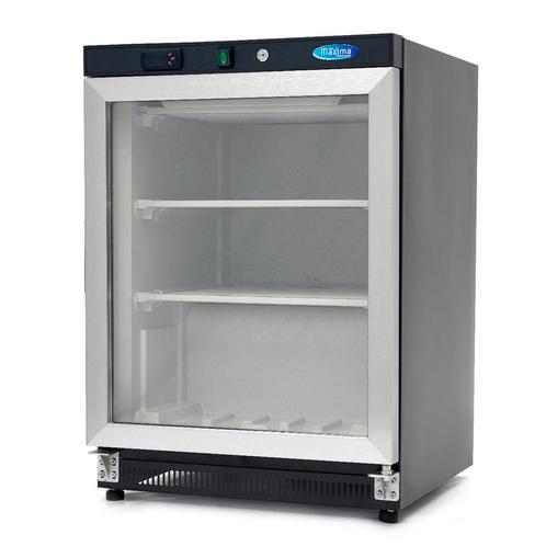 Vrieskast - 200 L - Zwart - met Glazen Deur, Zakelijke goederen, Horeca | Keukenapparatuur, Nieuw in verpakking, Koelen en Vriezen