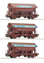 roco 77052 HO 3-delige set: draaibare dakwagen, DB, Overige merken, Gelijkstroom, Verzenden, Overige typen