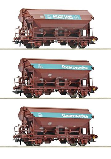 roco 77052 HO 3-delige set: draaibare dakwagen, DB beschikbaar voor biedingen