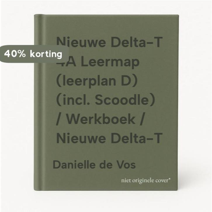 Nieuwe Delta-T 4A Leermap (leerplan D) (incl. Scoodle) /, Livres, Livres scolaires, Envoi