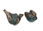 Sculpture, acrobatische vrouwen - 15 cm - Bronze