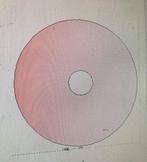 Styropor piepschuim isimo schijf 50 cm diameter met rond gat, Nieuw