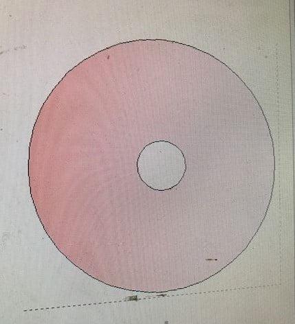 Styropor piepschuim isimo schijf 50 cm diameter met rond gat, Hobby en Vrije tijd, Knutselen, Nieuw