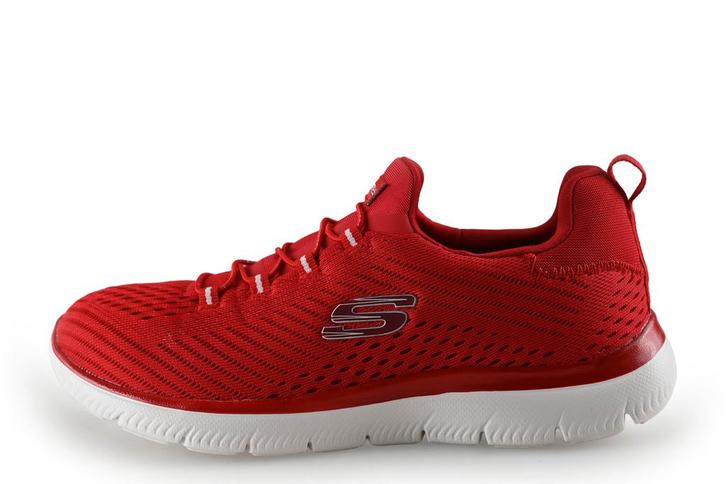 Skechers Instappers in maat 37 Rood | 5% korting, Kleding | Dames, Schoenen, Rood, Zo goed als nieuw, Instappers, Verzenden