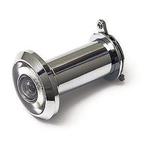 Deurspion messing verchroomd 180°, Nieuw, Overige materialen, Klink of Kruk