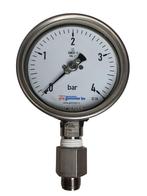 Gommer BV Pressure Gauge 0-4 Bar ±1.0% of full scale Lowe.., Verzenden