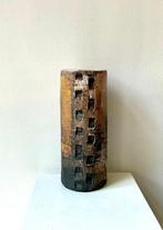 Vase - Céramique - Vase Raku brutaliste, Antiquités & Art