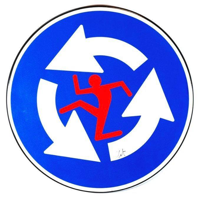 Clet Abraham (1966) - Criceto, Antiquités & Art, Art | Peinture | Moderne