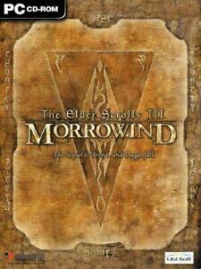 Morrowind: The Elder Scrolls III Gold Pack PC, Consoles de jeu & Jeux vidéo, Jeux | PC, Envoi