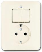 ABB Busch-Jaeger SI Gecombineerde Schakelaar Stopcontact, Verzenden, Nieuw