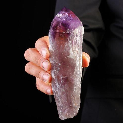 Eerste kwaliteit amethistpunt - Natuurlijk ruw mineraal -, Verzamelen, Mineralen en Fossielen