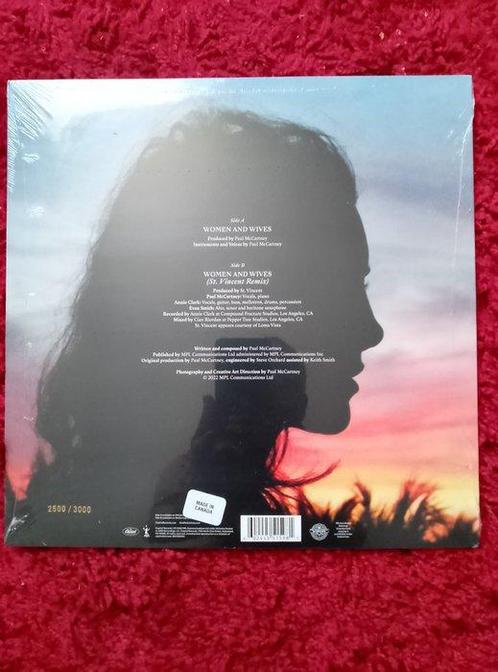 Paul McCartney - Women And Wives 12 vinyl - RSD 22 - Ltd, Cd's en Dvd's, Vinyl Singles
