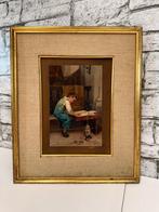Vincenzo Irolli (1860-1949) - Chirichetto alla lettura, Antiek en Kunst