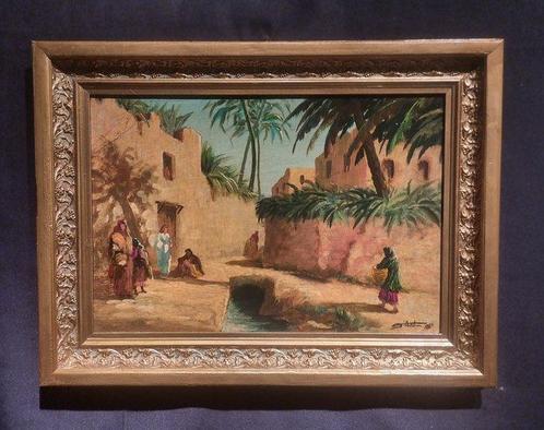 Italiaanse school (XX) - Paesaggio orientalista - NO RESERVE, Antiek en Kunst, Kunst | Schilderijen | Klassiek