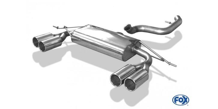 FOX Audi Q3 quattro diesel einddemper uitgang rechts/links -, Autos : Pièces & Accessoires, Systèmes d'échappement, Envoi