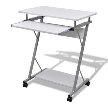 vidaXL Studenten computerbureau 60 x 40 x 74 cm (wit), Huis en Inrichting, Bureaus, Verzenden, Nieuw