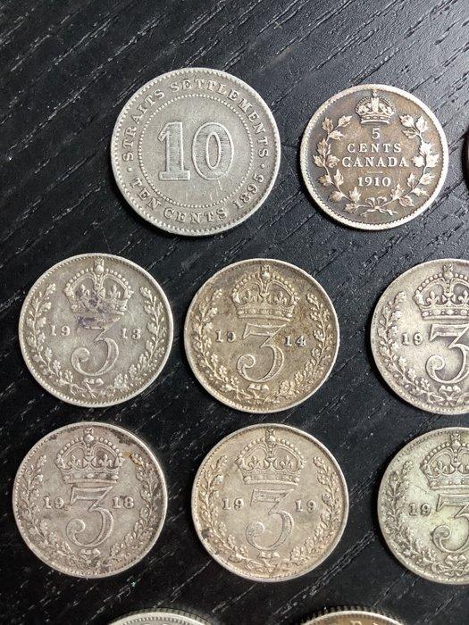 Monde. Collection of coins incl. silver 1844-1944 (Sans prix, Timbres & Monnaies, Monnaies | Europe | Monnaies non-euro