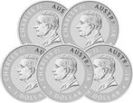 5 Troy Ounce - Zilver .999 - Kangourou 2025 - 155,5 gram -, Postzegels en Munten, Edelmetalen en Baren