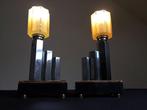 Tafellamp - of Nachtkastje - “Art Deco” Verchroomd