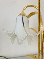 Lamp - Glas, Verguld - Tafellamp Murano stijl glas, Antiek en Kunst