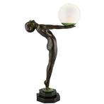 Staande lamp - Art Deco stijl LUMINA gesigneerd Max Le, Antiquités & Art
