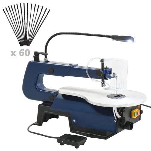 vidaXL Figuurzaagmachine elektrisch met voetpedaal en, Doe-het-zelf en Bouw, Gereedschap | Handgereedschap, Nieuw, Verzenden