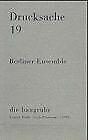 Drucksache, Bd.19, Die Baugrube  Book, Livres, Livres Autre, Verzenden